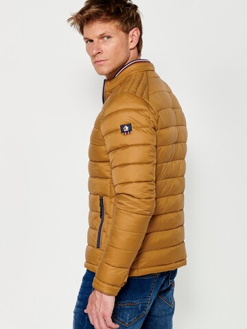 KOROSHI Übergangsjacke in Braun