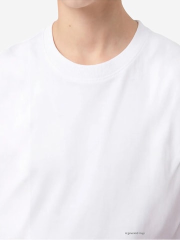 T-Shirt 'TOMMY Herren-T-Shirt Aus Baumwolle Und Elasthan' Tommy Life en blanc