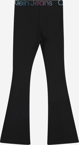 évasé Pantalon Calvin Klein Jeans en noir