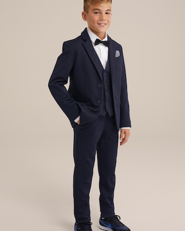 WE Fashion Slimfit Hose in Schwarz
