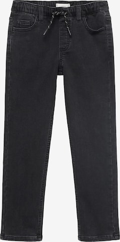 Jean 'COMFY' MANGO KIDS en noir : devant