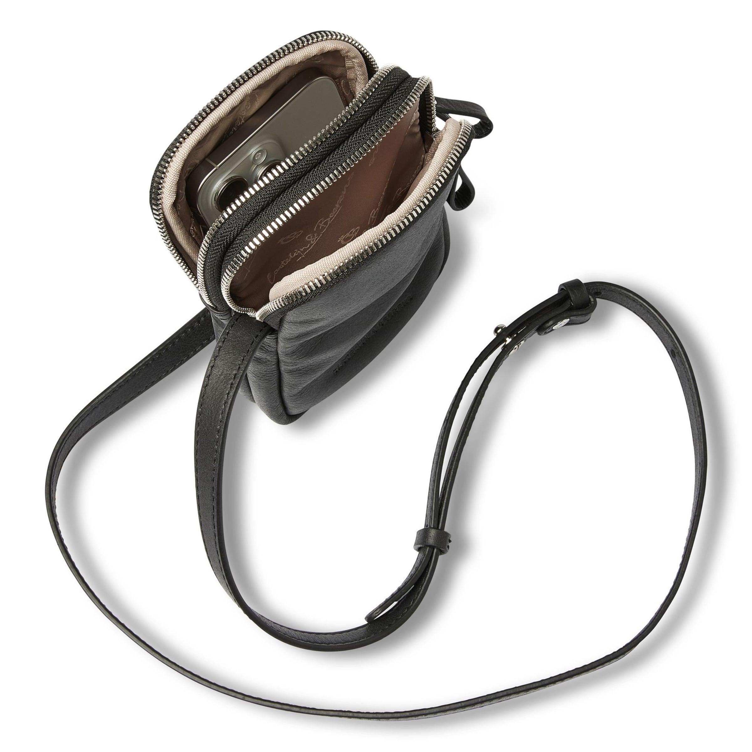 Borsa a tracolla di Castelijn & Beerens in nero