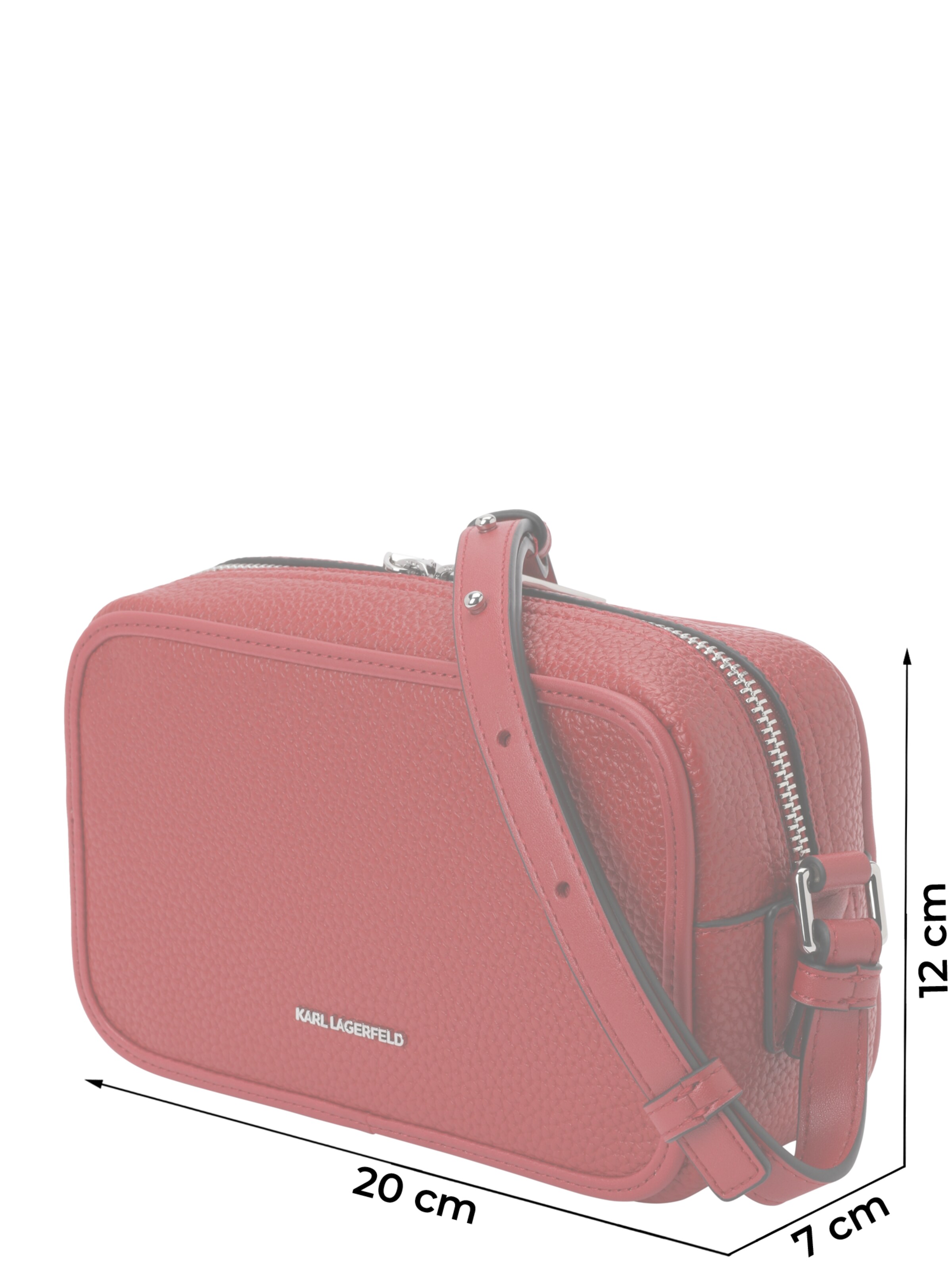 Karl Lagerfeld Crossbody bag 'Skuare' in Red