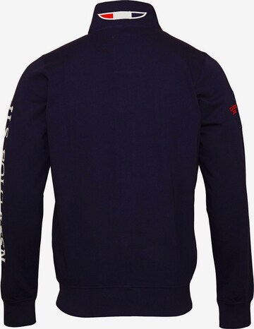 U.S. POLO ASSN. Zip-Up Hoodie in Blue