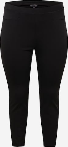 Dorothy Perkins Curve - Skinny Leggings 'Seam' em preto: frente