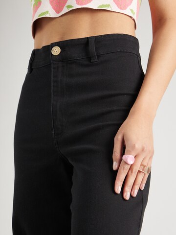 Monki Wide leg Broek in Zwart