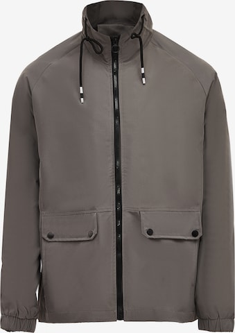 VANNE Between-Season Jacket in Grey: front