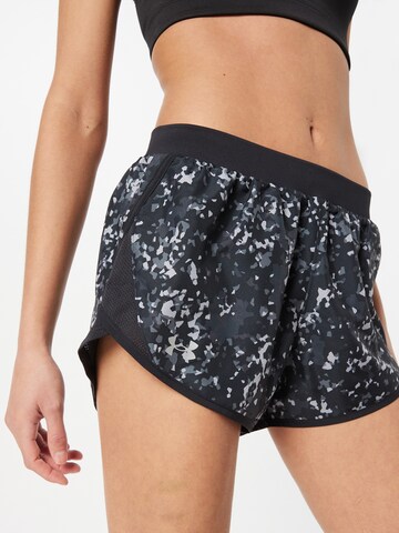 UNDER ARMOUR Regular Sportshorts 'Fly By 2.0' in Schwarz