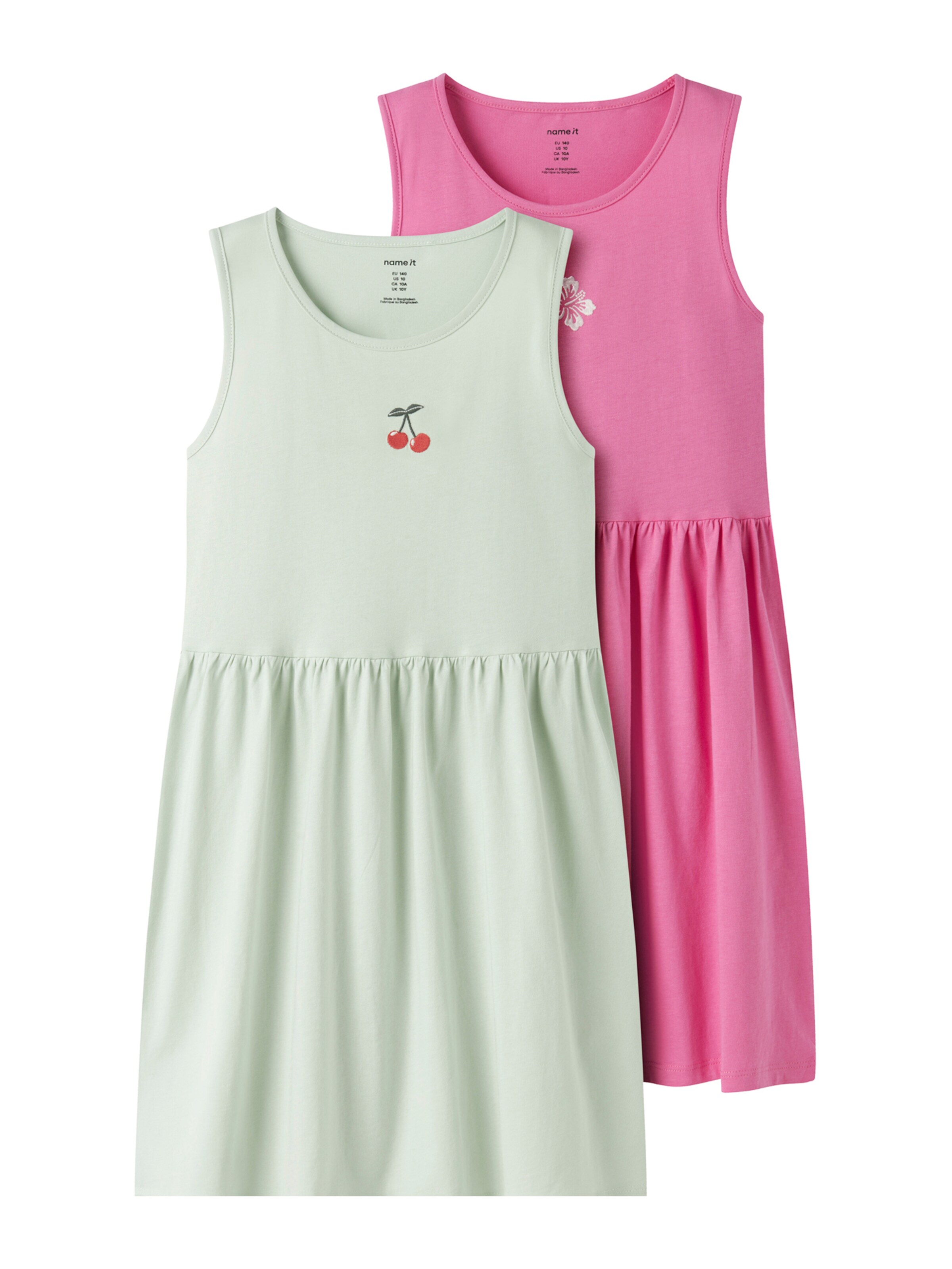 zaļš NAME IT Kleita 'NKFVICTORIA': no priekšpuses