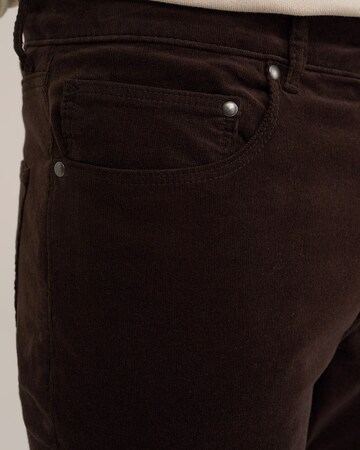 WE Fashion Slimfit Bukser i brun