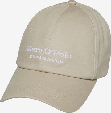 Marc O'Polo Athletic Cap in Beige: front