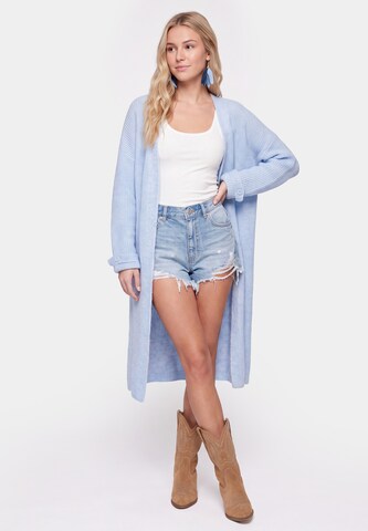 IZIA Strickjacke in Blau: Vorderseite