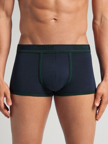 IUMAN Intimissimi Uomo Boxershorts in Blau: Vorderseite