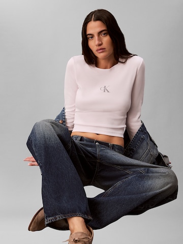 T-shirt Calvin Klein Jeans en rose