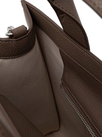 Cabas 'Carré' Karl Lagerfeld en marron