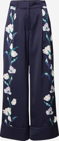 Wide leg Pantaloni con pieghe 'Isabeau' di Guido Maria Kretschmer Women in blu: frontale