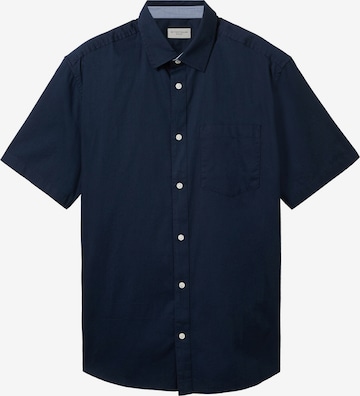 TOM TAILOR Regular Fit Hemd 'Bedford' in Blau: predná strana