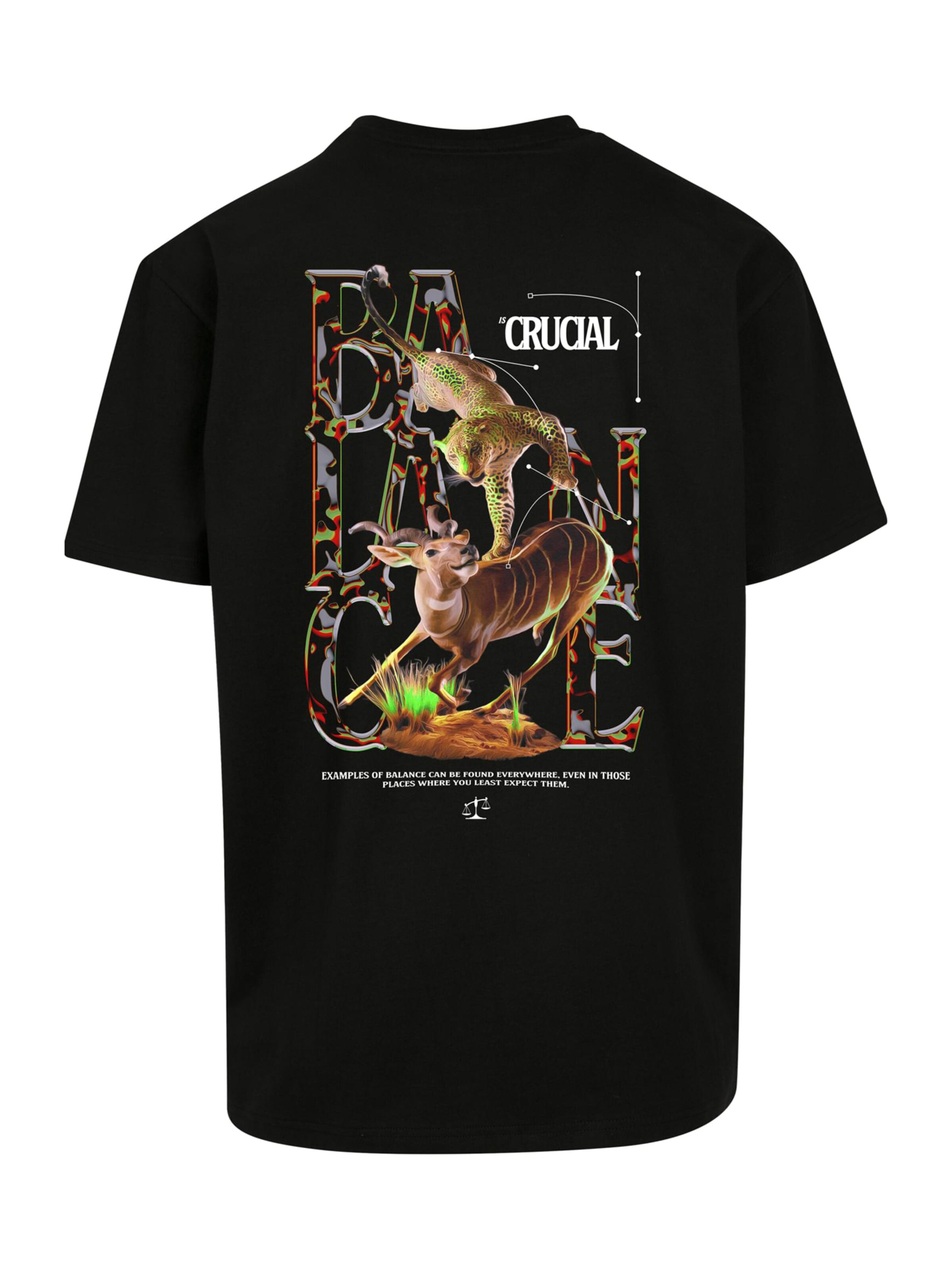 Mister Tee Shirt 'Crucial' in Black