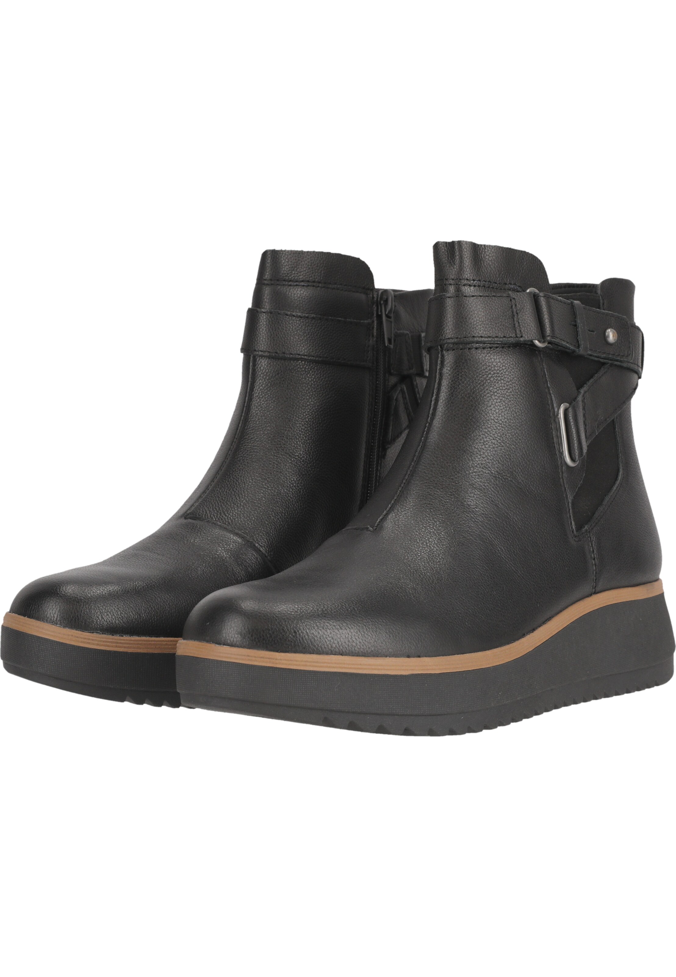 CLARKS Boots 'Zylah Faye' in Zwart