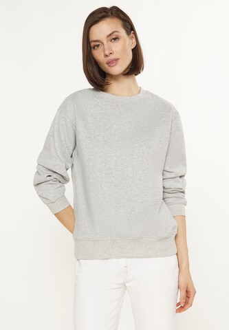 Sweat-shirt usha BLUE LABEL en gris : devant