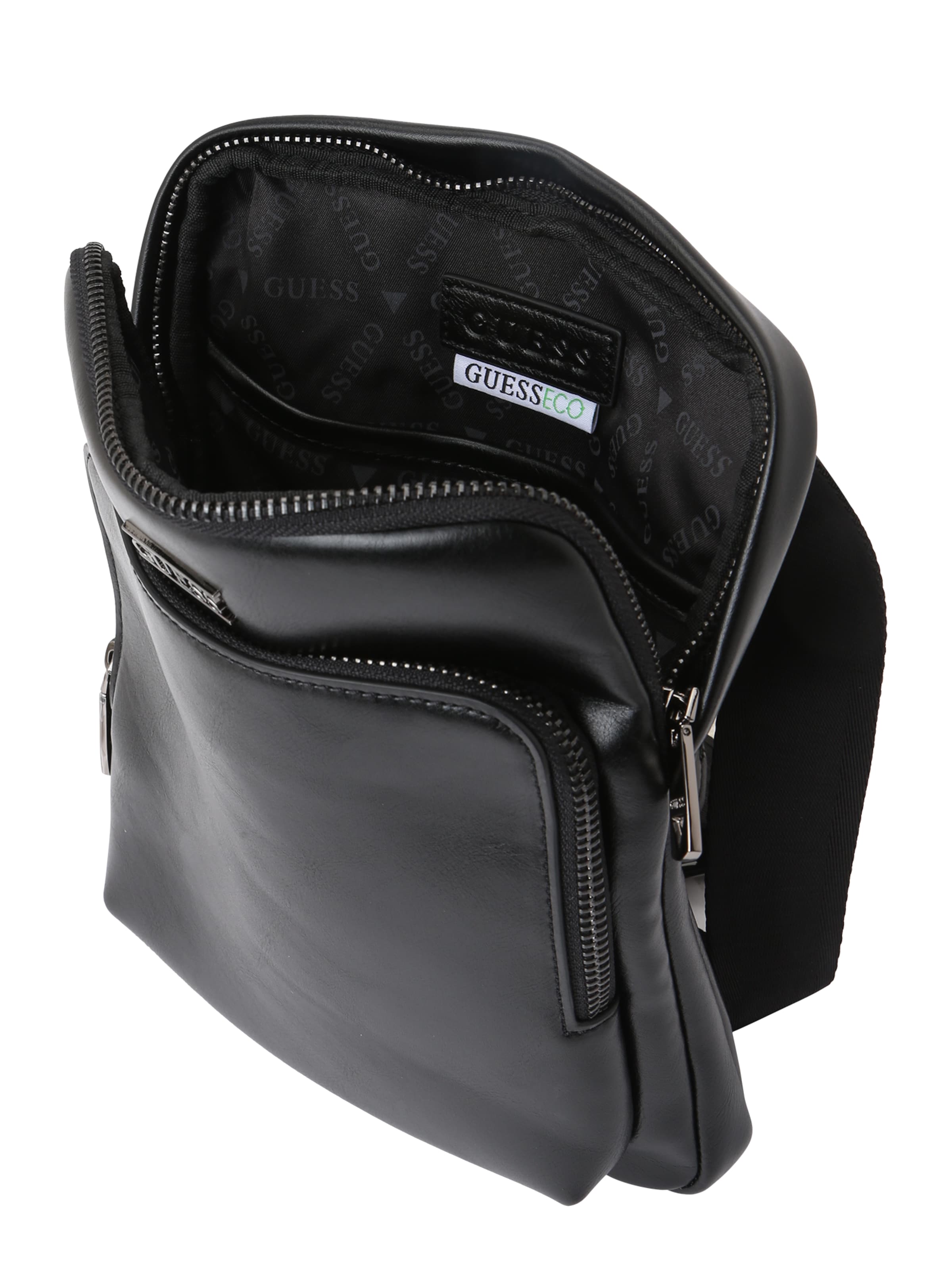 Sac à bandoulière 'BOSTON CROSSBODY FLAT' GUESS en noir