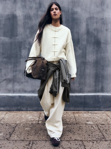 Cardigan Bershka en blanc