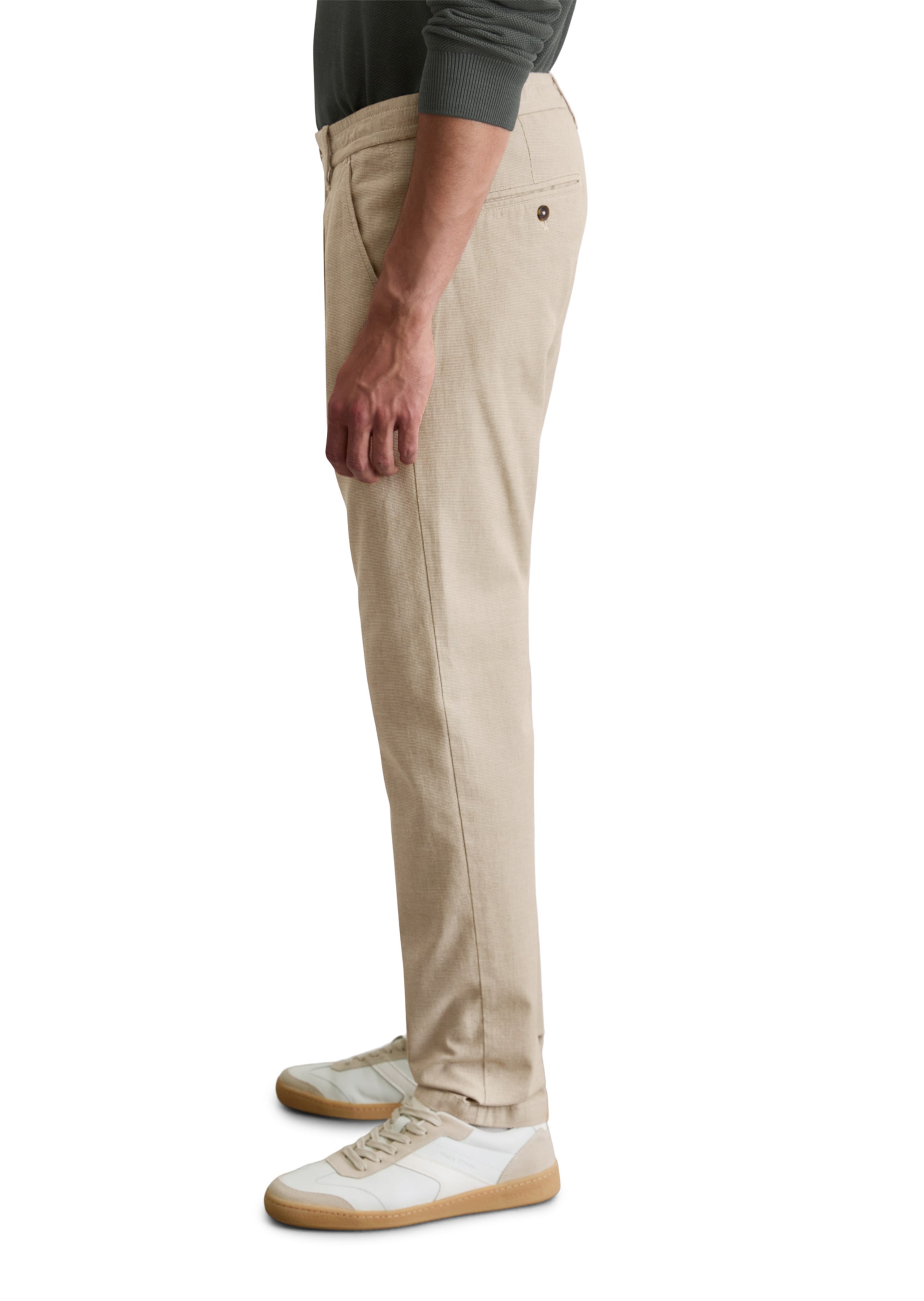 Marc O&#x27;Polo Regular Chino Pants &#x27;Stig Jogger&#x27; in Brown