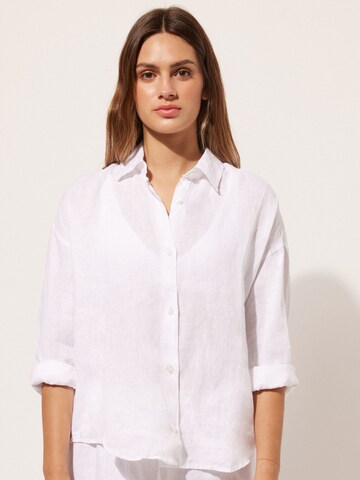 CALZEDONIA Blouse in White: front