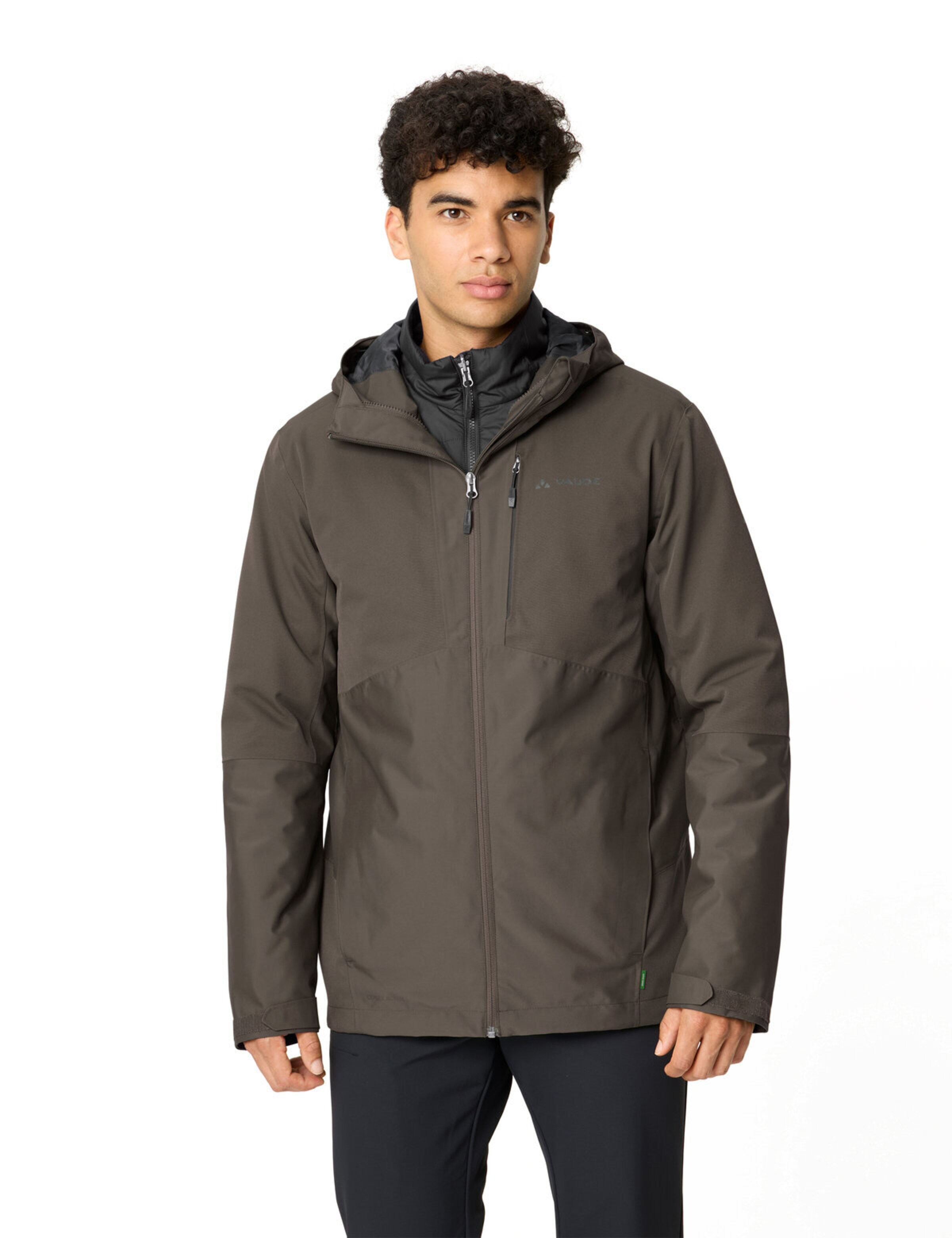 VAUDE Outdoorjacke 'Miskanti II' in Braun: Vorderseite