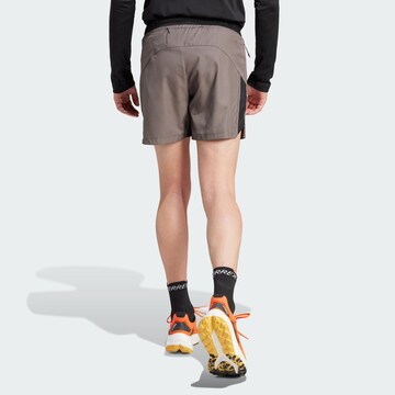 ADIDAS TERREXregular Sportske hlače 'Multi' - smeđa boja