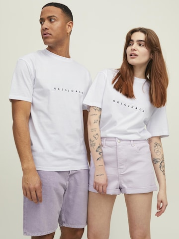 Regular fit Maglietta 'JORCopenhagen' di JACK & JONES in bianco: frontale