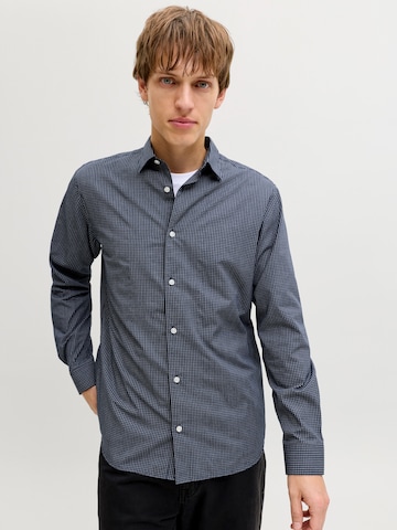 JJ Rebel Regular fit Πουκάμισο 'JREBGAVIN' σε μπλε