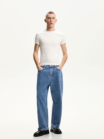 Bershka Loosefit Jeans i blå: framsida