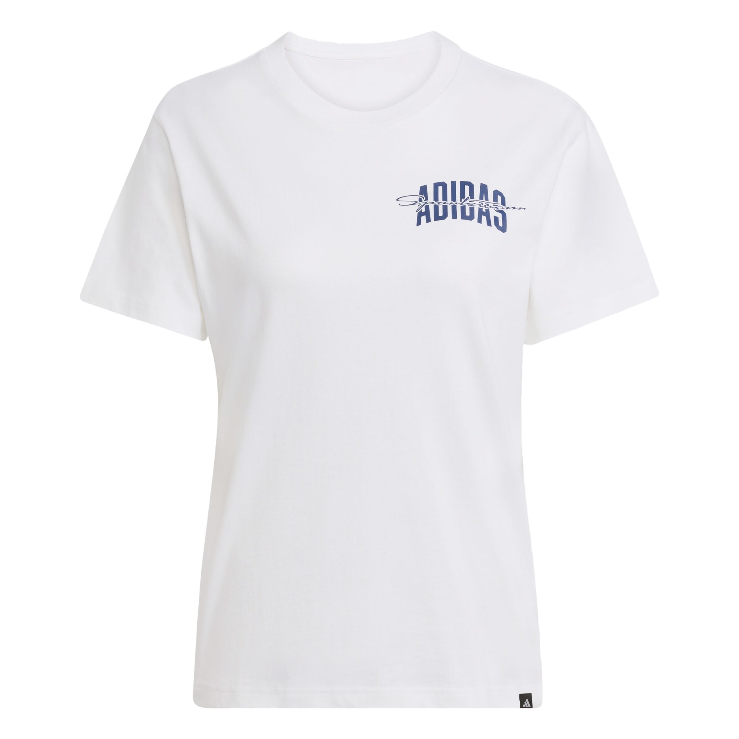 T-shirt fonctionnel 'Collegiate' ADIDAS SPORTSWEAR en blanc : devant