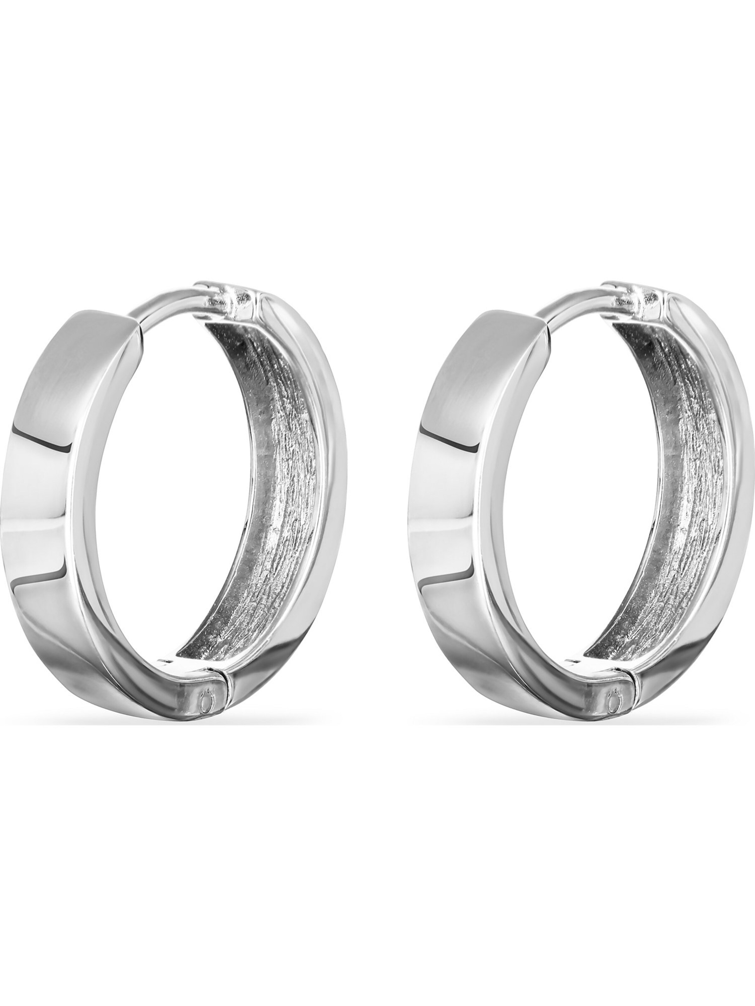 FAVS Earrings in Silver: front