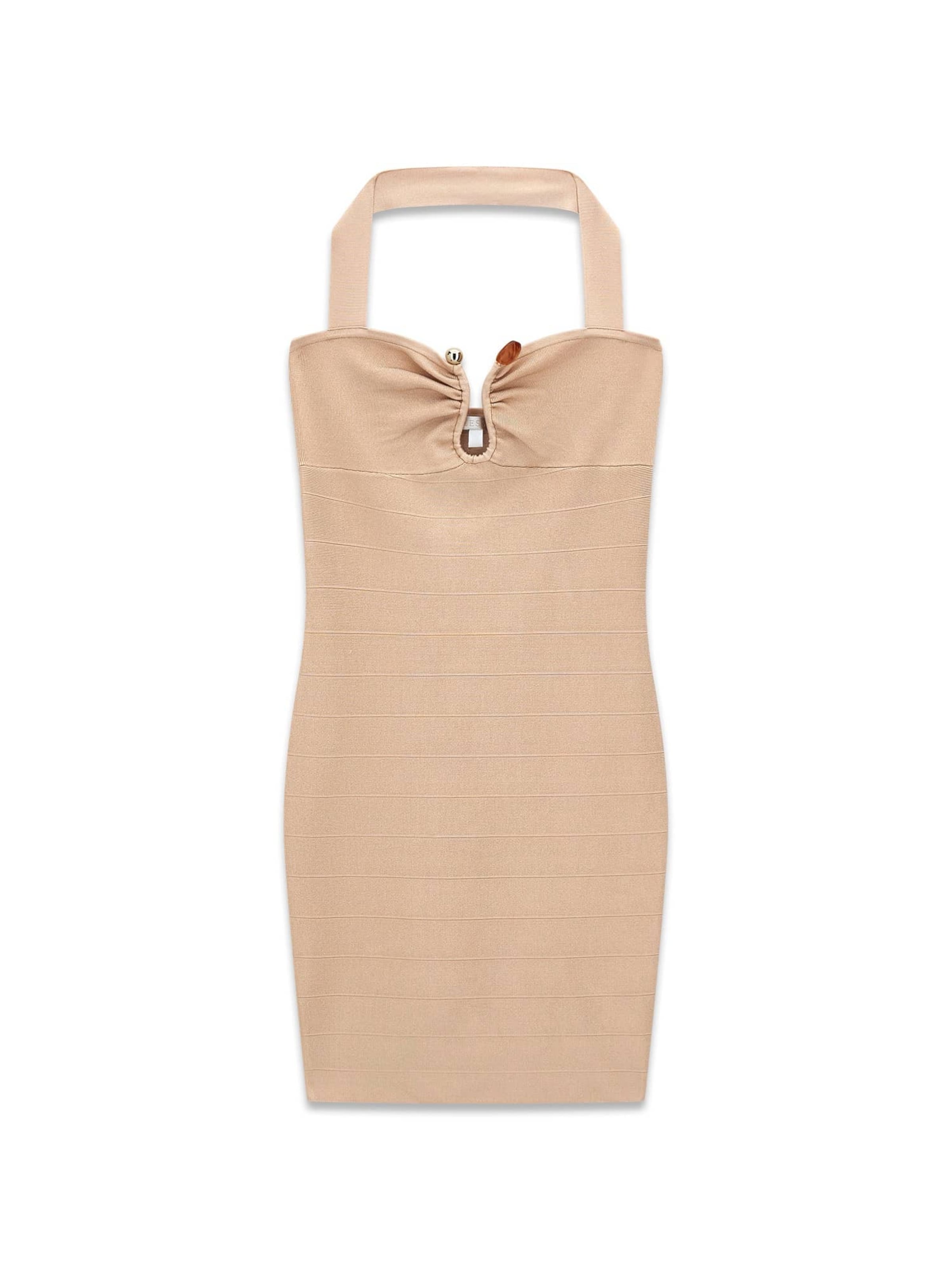 GUESS Kleid 'Bandage' in Beige: Vorderseite