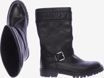 Twin Set Dress Boots in 39 in Black: front