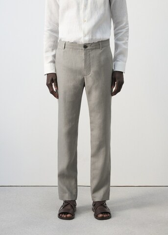 MANGO MAN Regular Hose 'Oyster' in Grau: Vorderseite