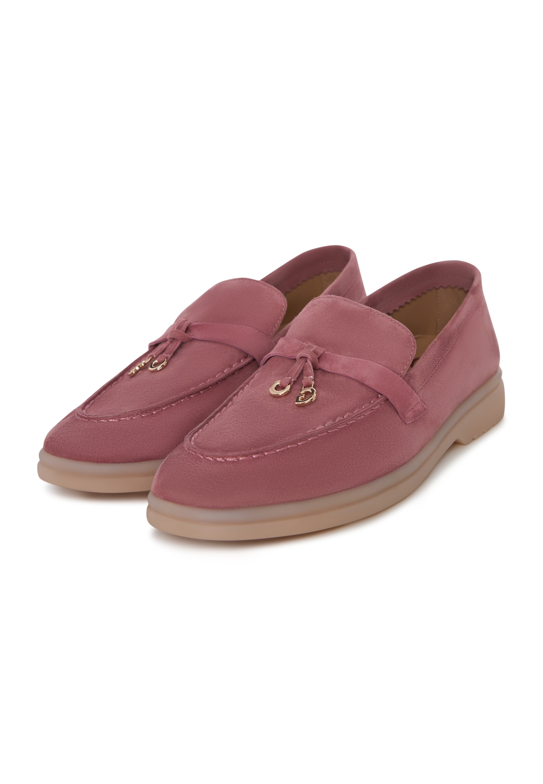 CESARE GASPARI Mocassins in Roze