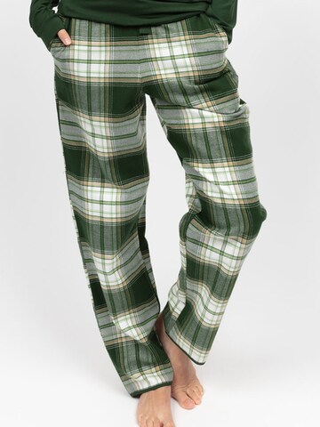 Pantalon de pyjama 'Fern' Cyberjammies en vert : devant