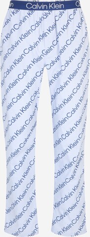 Pantalon de pyjama Calvin Klein Underwear en bleu : devant