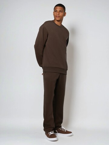 Eoselio Regular Broek 'Blend' in Bruin