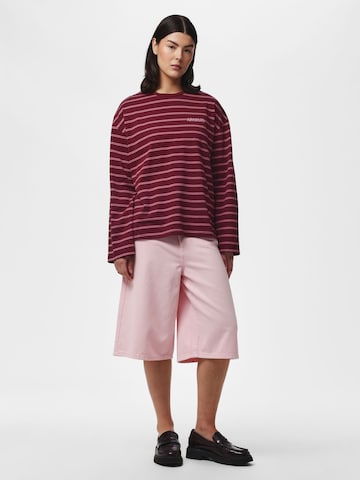 PIECES Shirt in Rood