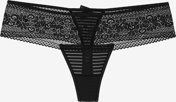 Wolbar String 'Forlana' in Black: front