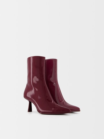 Bershka Bootie in Red