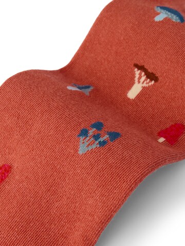 Von Jungfeld Socks 'Signature Icons' in Brown