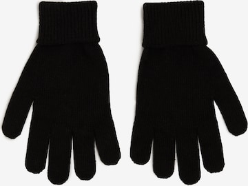 Karl Lagerfeld - Guantes con dedos en negro