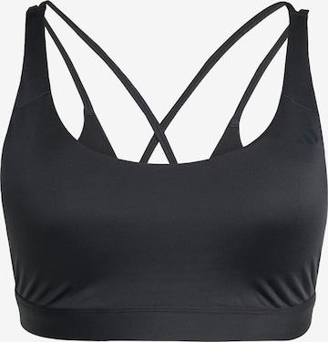 ADIDAS PERFORMANCE Bralette Sports bra 'All Me Essentials' in Black: front