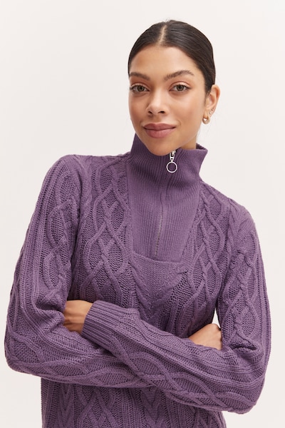 b.young Strickpullover 'OTINKA' in lila, Produktansicht