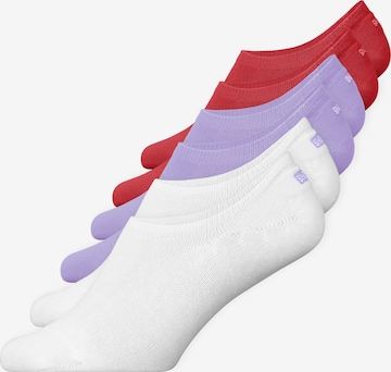 SNOCKS Ankle Socks in Purple: front